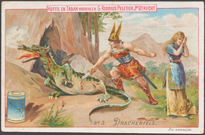 711289 Verzamelplaatje uitgegeven door voorheen G. Ribbius Pelletier jr., “Gesloten Steen , Stoomkoffiebranderij en ...